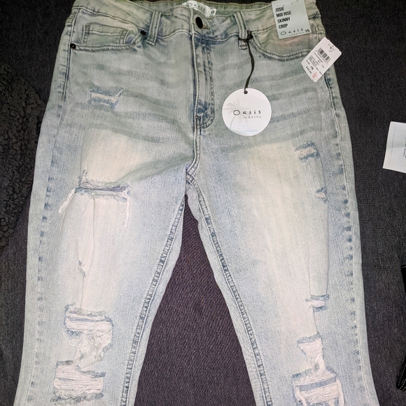 oasis cropped jeans